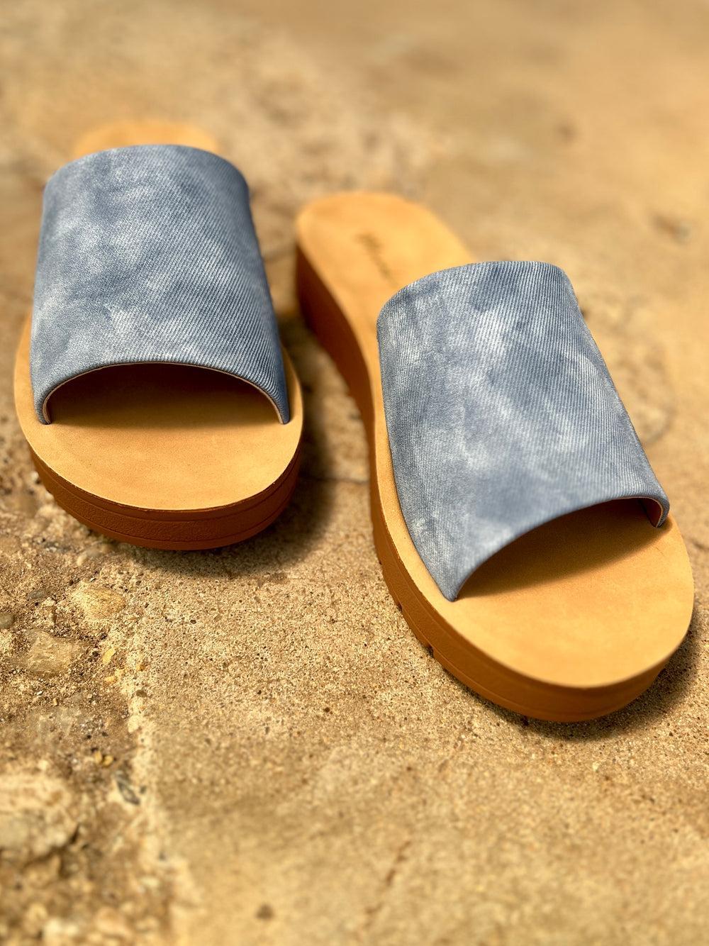 Vera Denim Slides* Product Image