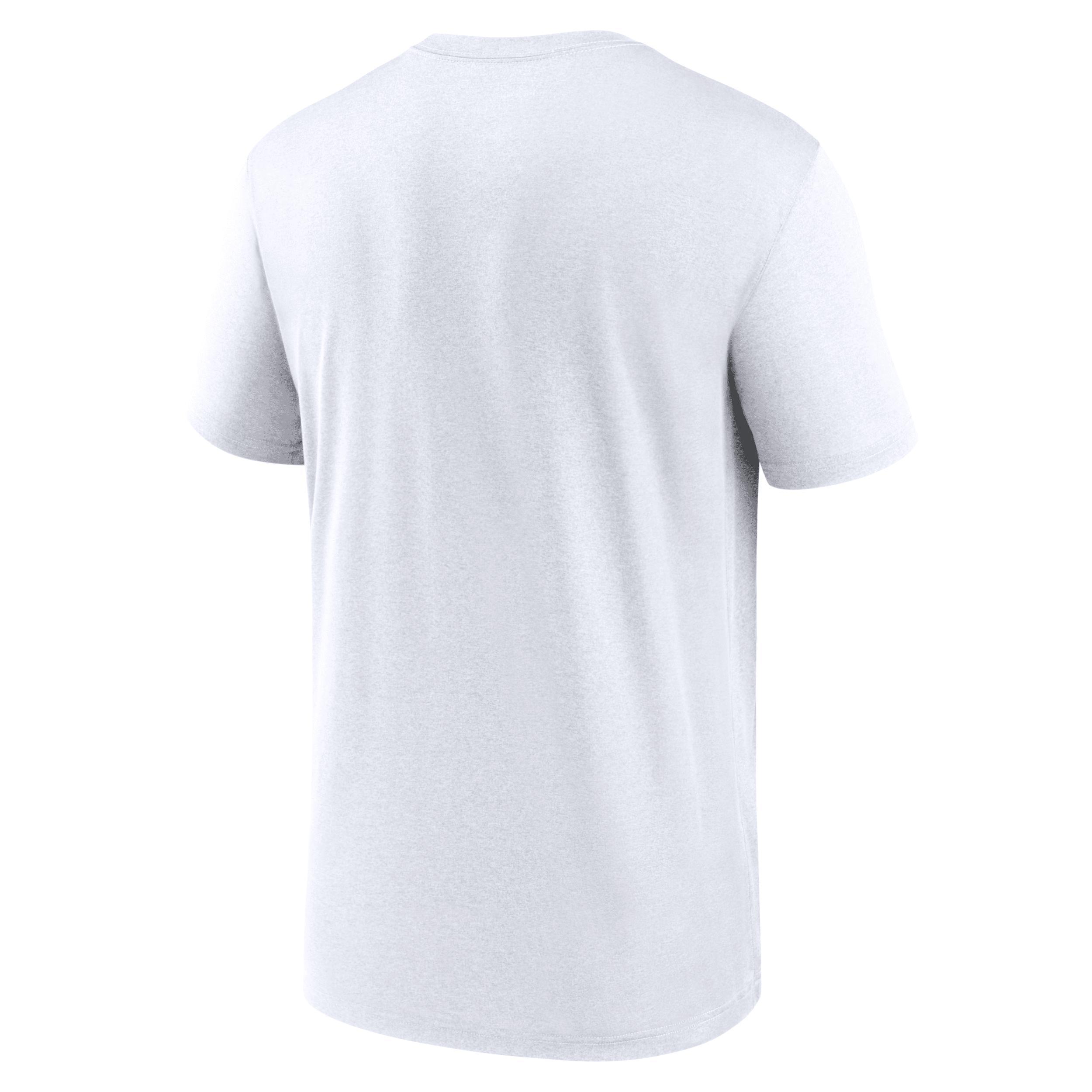 Nike Mens White Los Angeles Dodgers Knockout Legend Performance T-Shirt Product Image