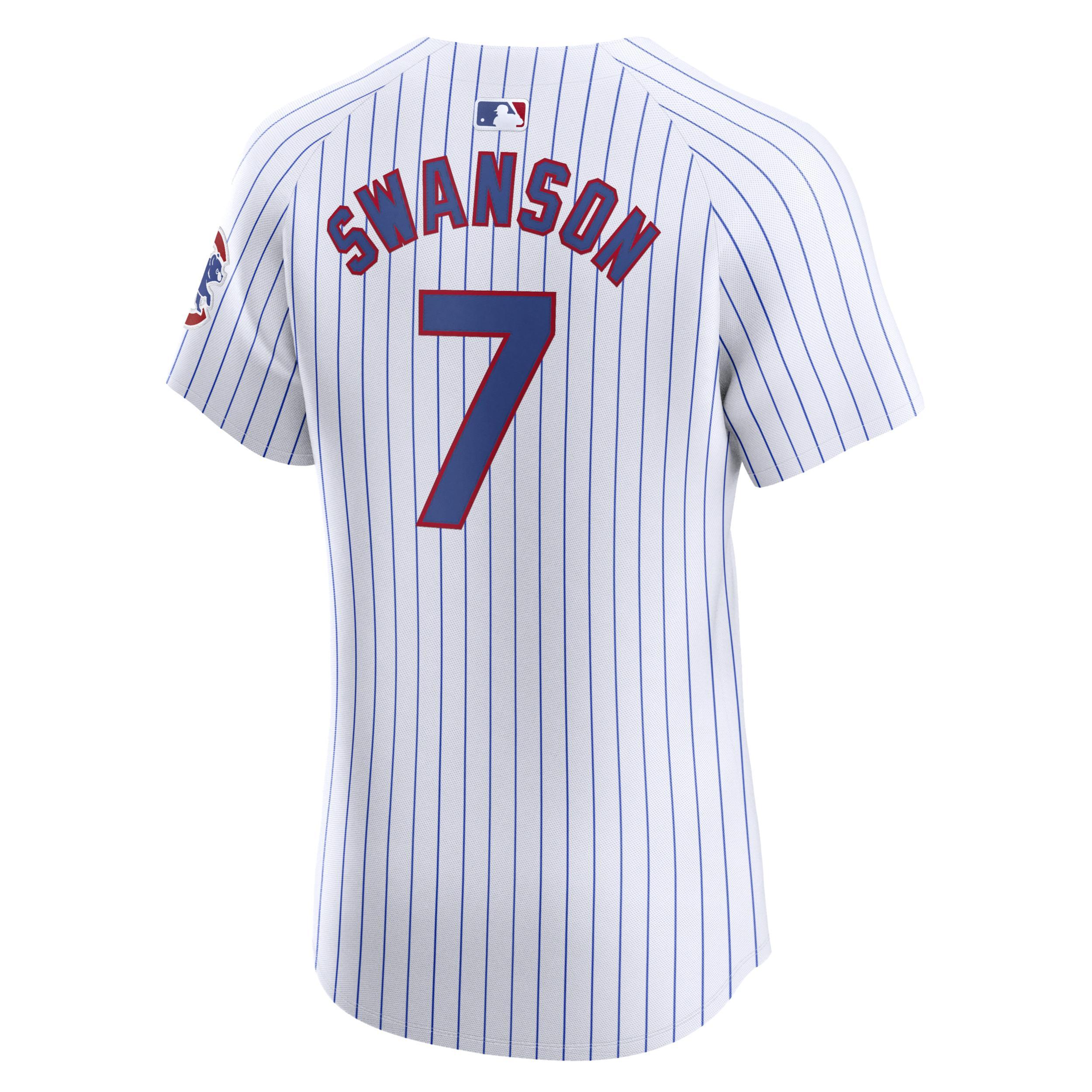 Dansby Swanson Chicago Cubs Nike Men's Dri-FIT ADV MLB Elite Jersey Product Image