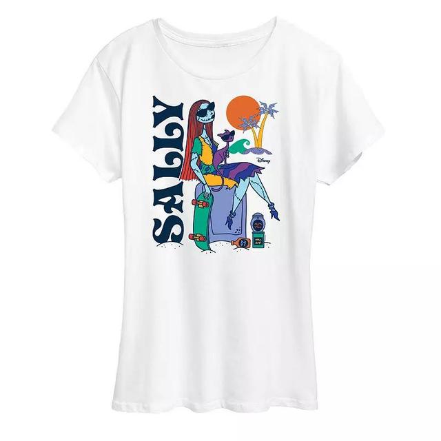 Disneys Nightmare Before Christmas Sally Womens Summer Skateboard Graphic Tee Product Image