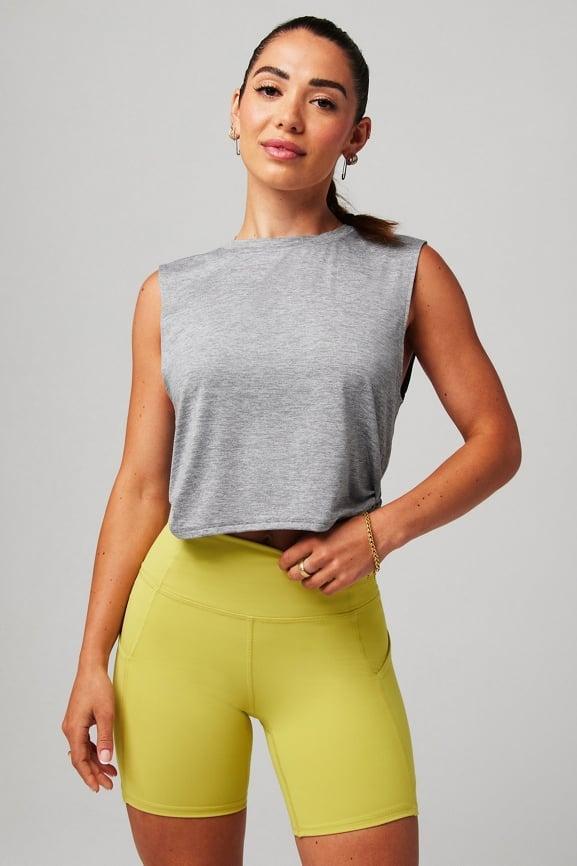 Dry-Flex Cropped Twist Tank Product Image