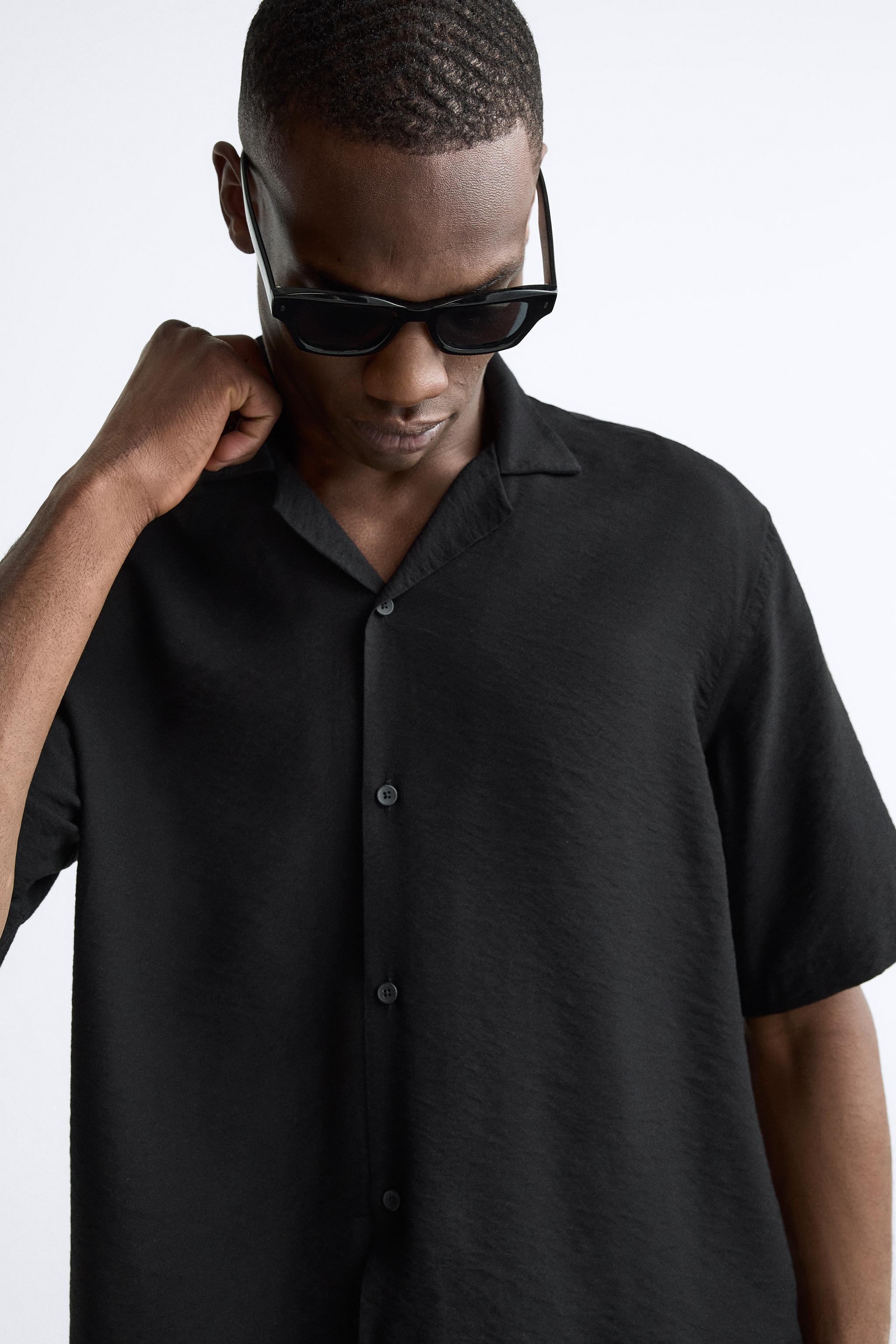 STRUCTURED VISCOSE BLEND SHIRT Product Image