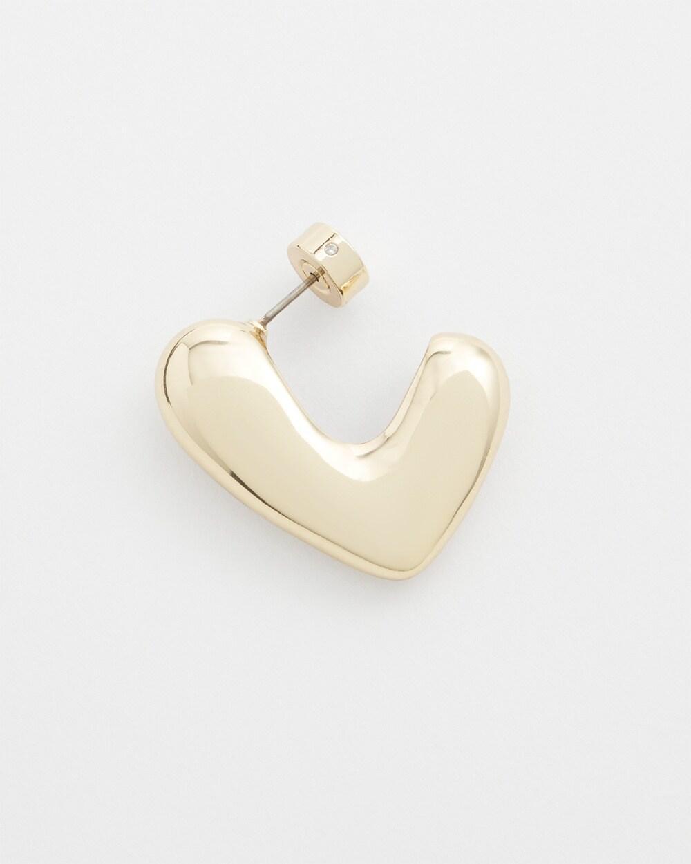 No Droop™ Gold Tone Mini Hoops Product Image