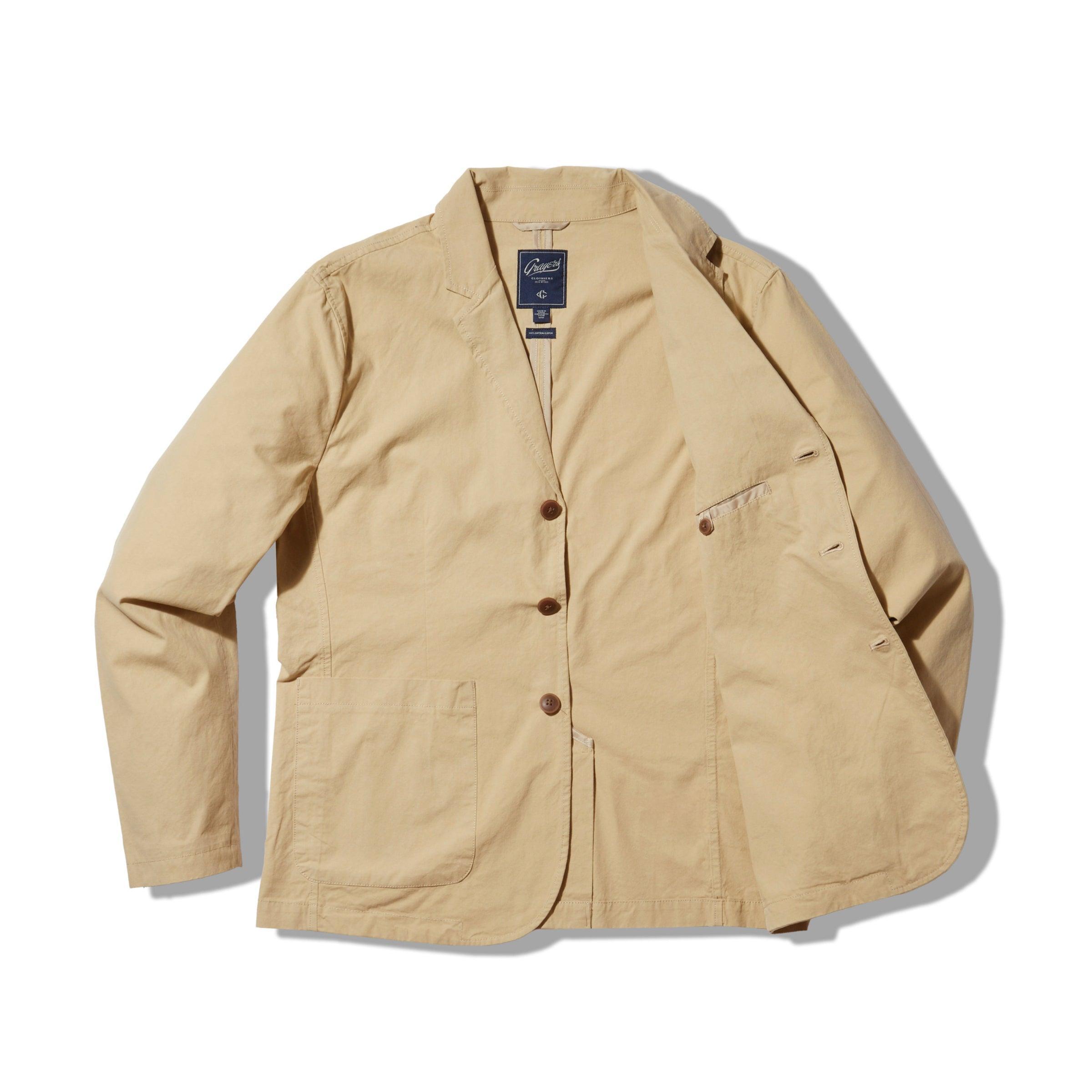 Mercer Cotton Blazer - Biscotti Product Image