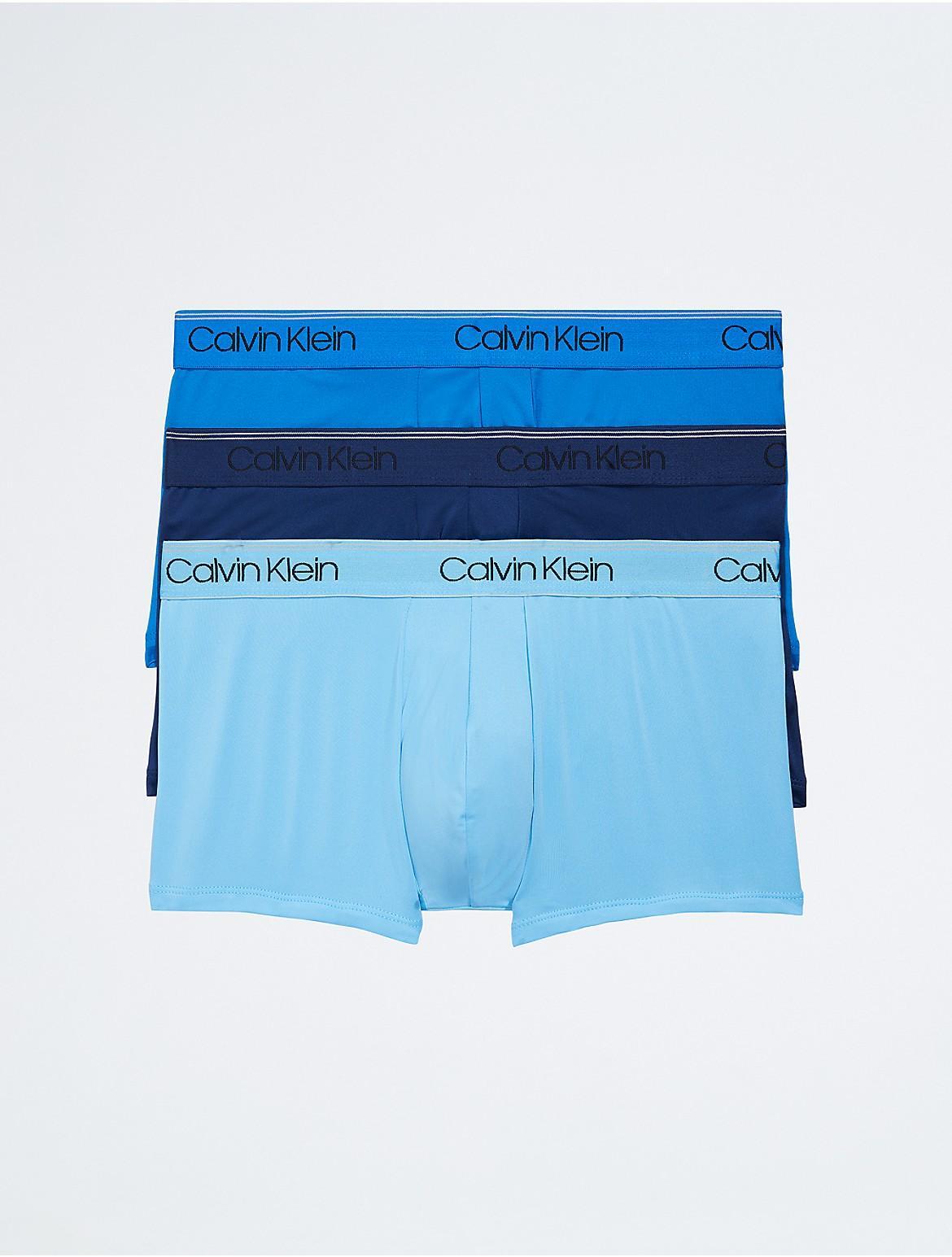 Calvin Klein 3-Pack Low Rise Microfiber Stretch Trunks Product Image