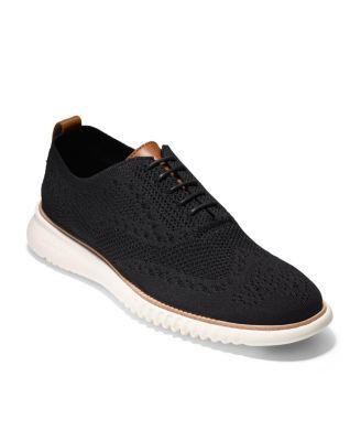 Cole Haan Mens Zerogrand Stitchlite Oxfords - Black Ivory Product Image