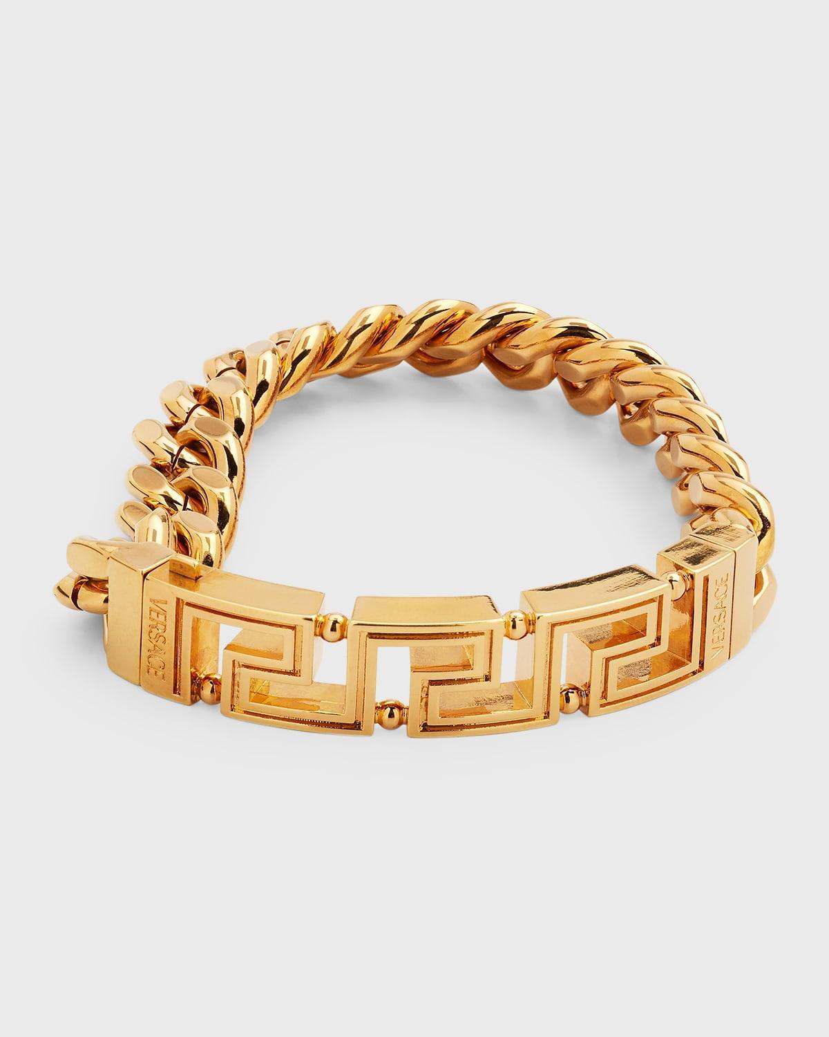 Mens Greca Chain Bracelet Product Image