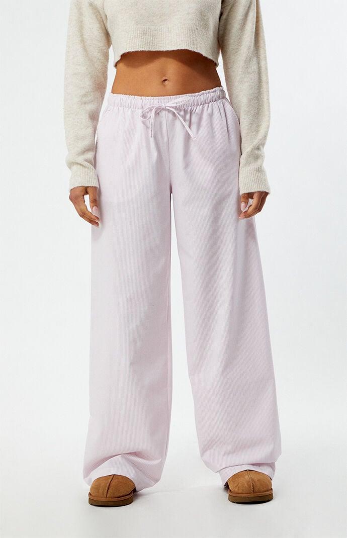 Womens Linen Pull-On Pants Product Image