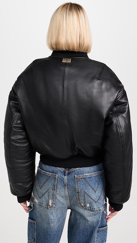 Marc Jacobs Puffy Leather Bomber | Shopbop Product Image