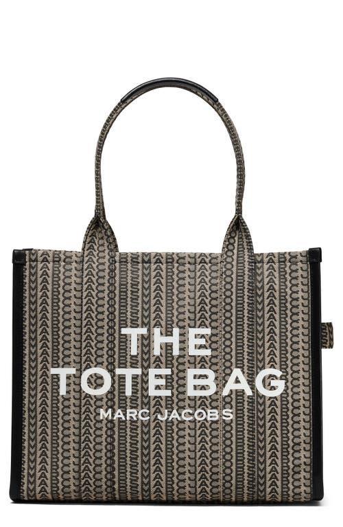 Marc Jacobs The Large Tote (Beige Multi) Handbags Product Image