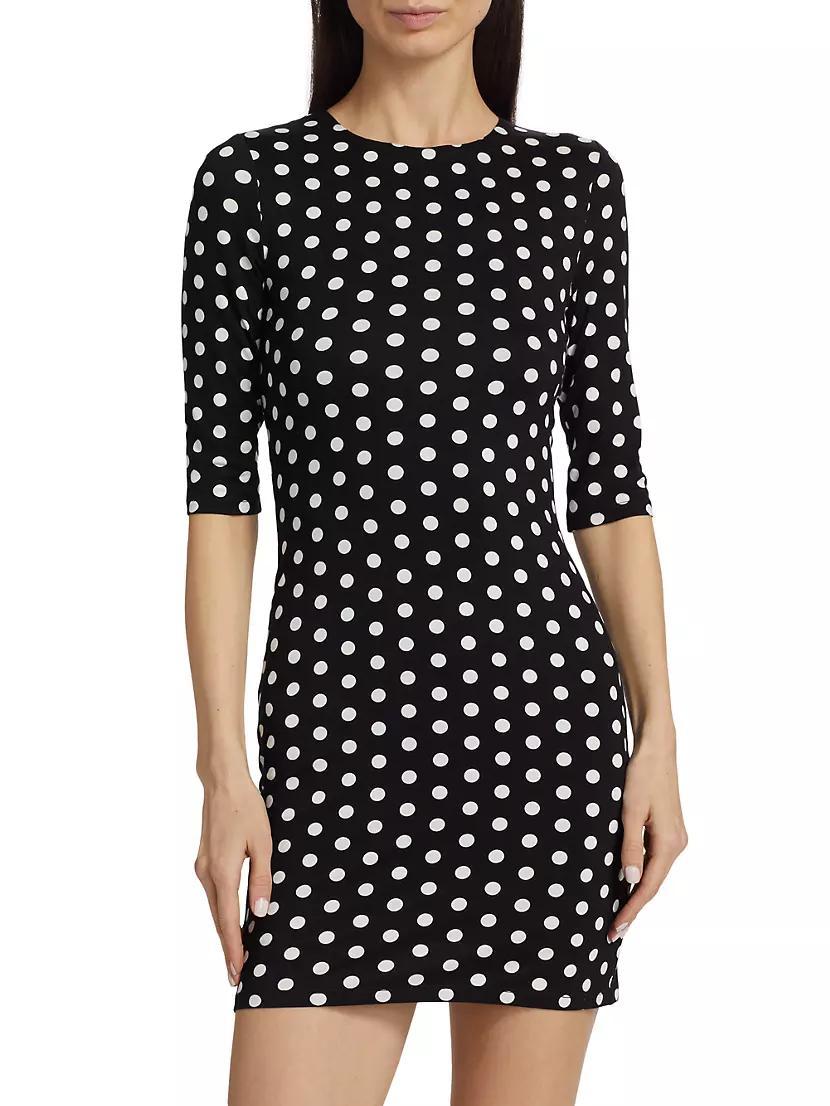 Delora Polka-Dot Minidress Product Image