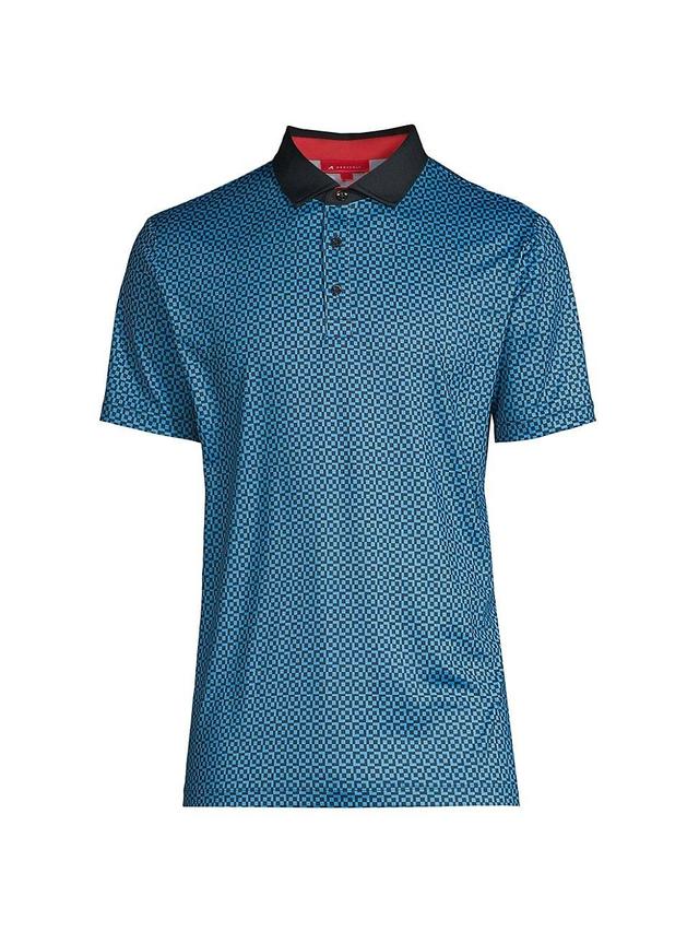 Redvanly Blake Geo Print Polo Product Image