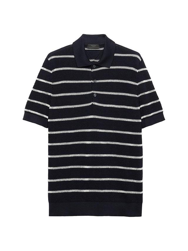 Mens Silk Polo Shirt Product Image