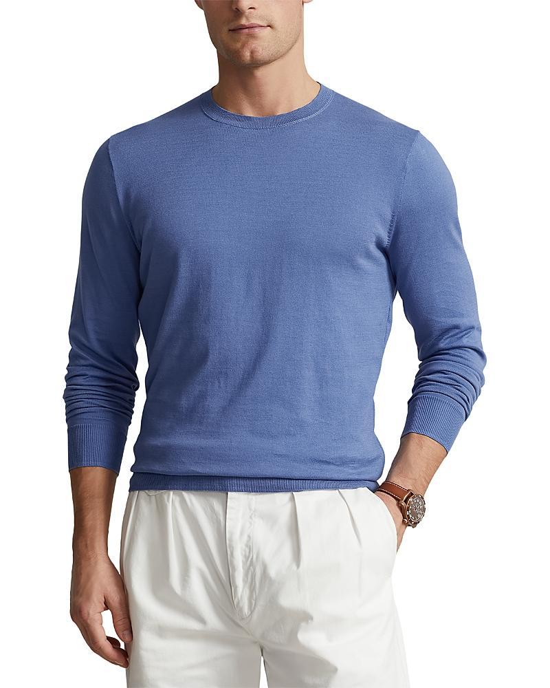 Mens Cotton Crewneck Sweater Product Image