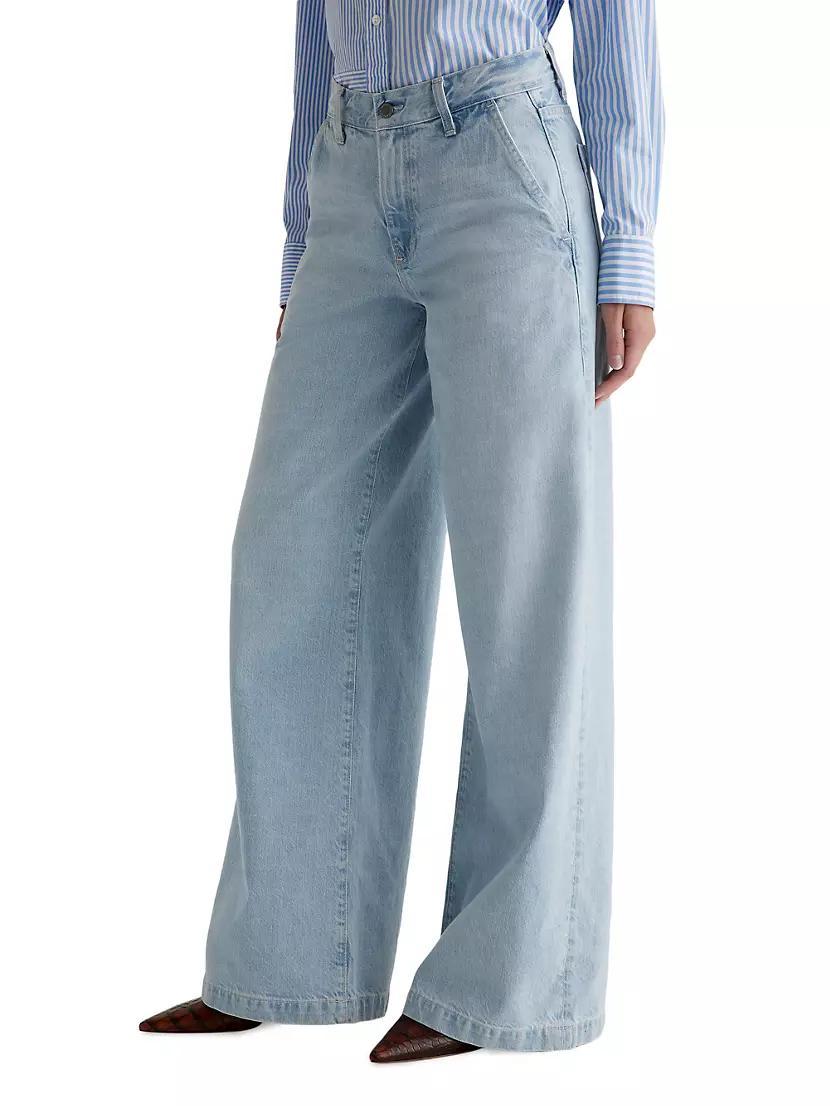 Stella Denim Wide-Leg Trousers Product Image