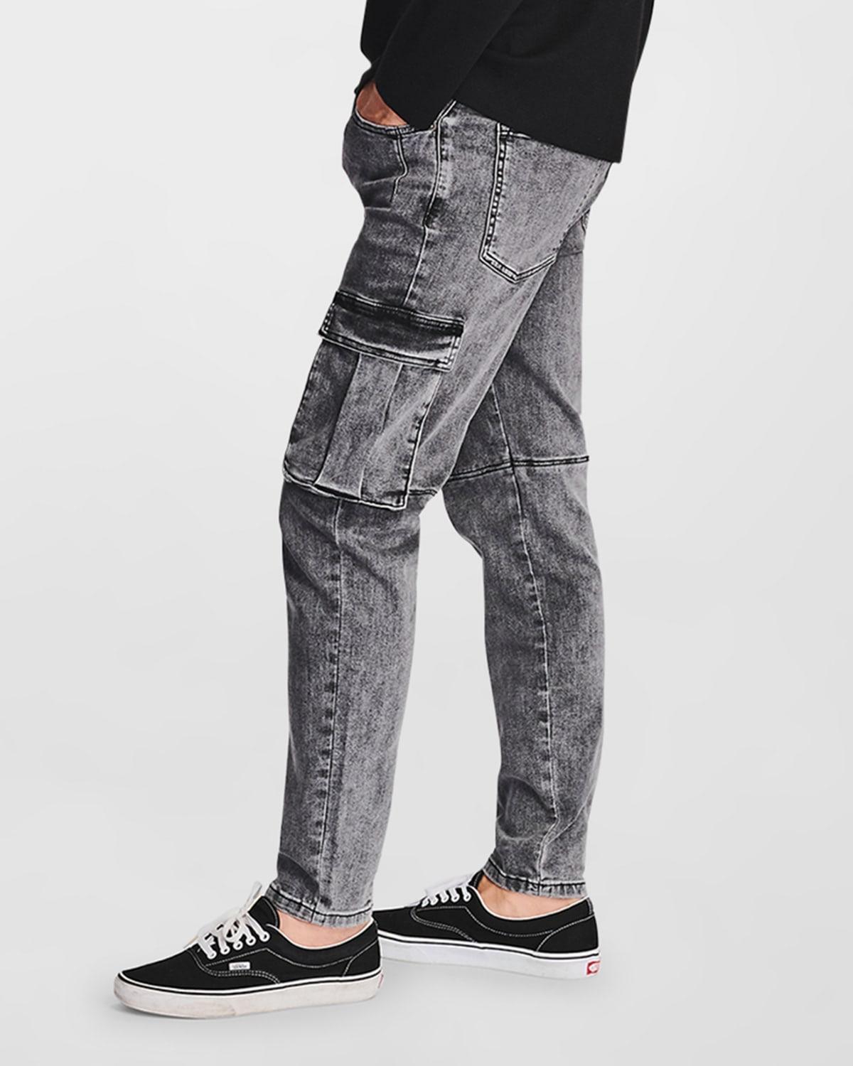 Mens David Cargo Jeans Product Image