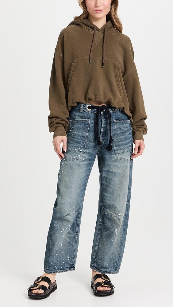 Free People Moxie Pull-On Barrel Jeans | Shopbop Product Image