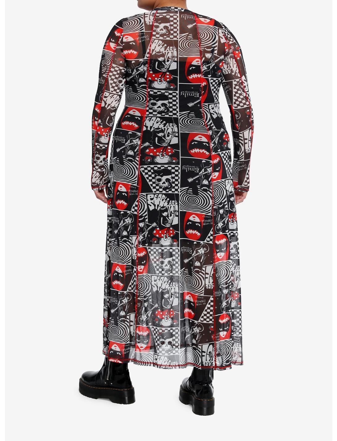 Emily The Strange Collage Maxi Dress Plus Size Product Image