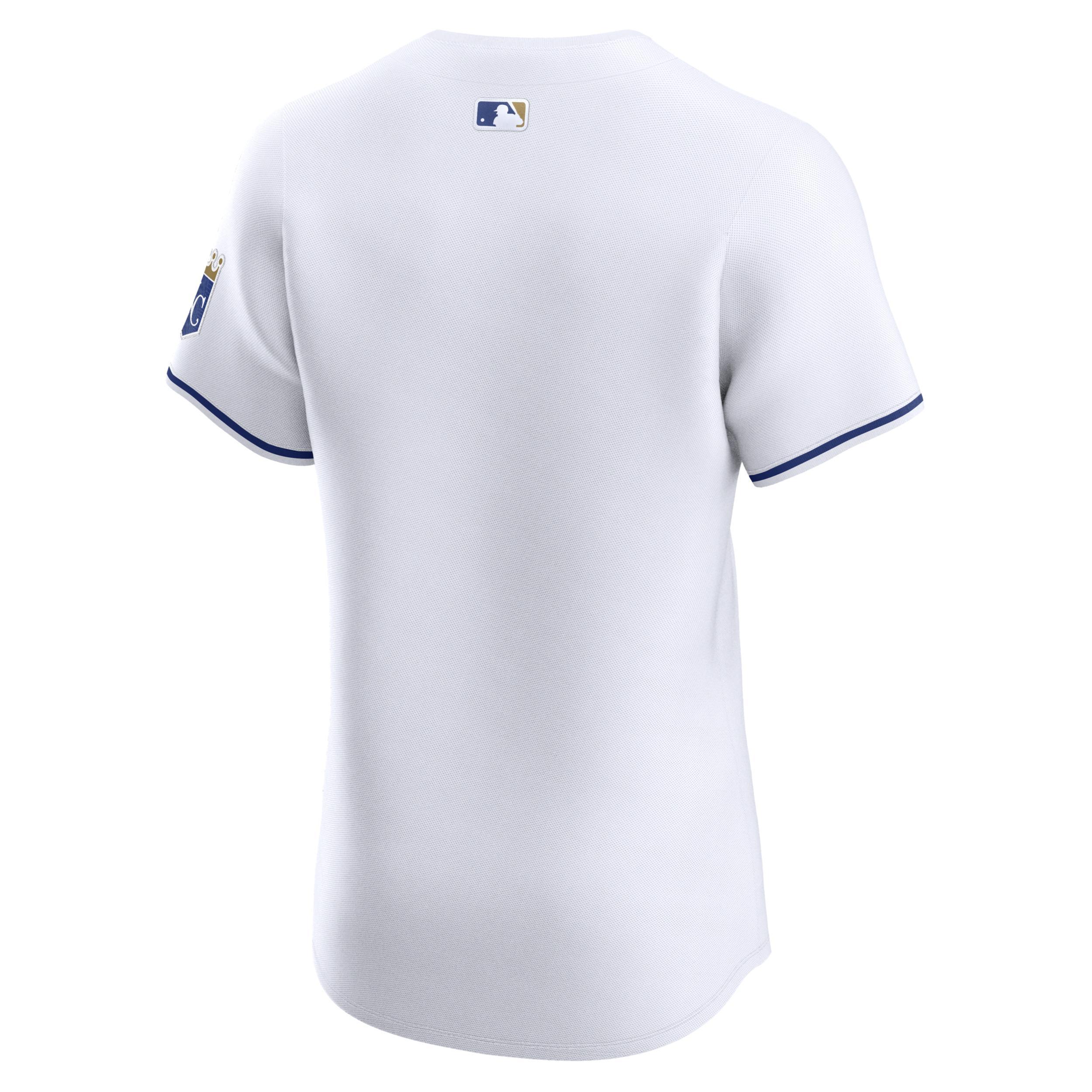 Nike Mens White Kansas City Royals Home Elite Jersey - White Product Image