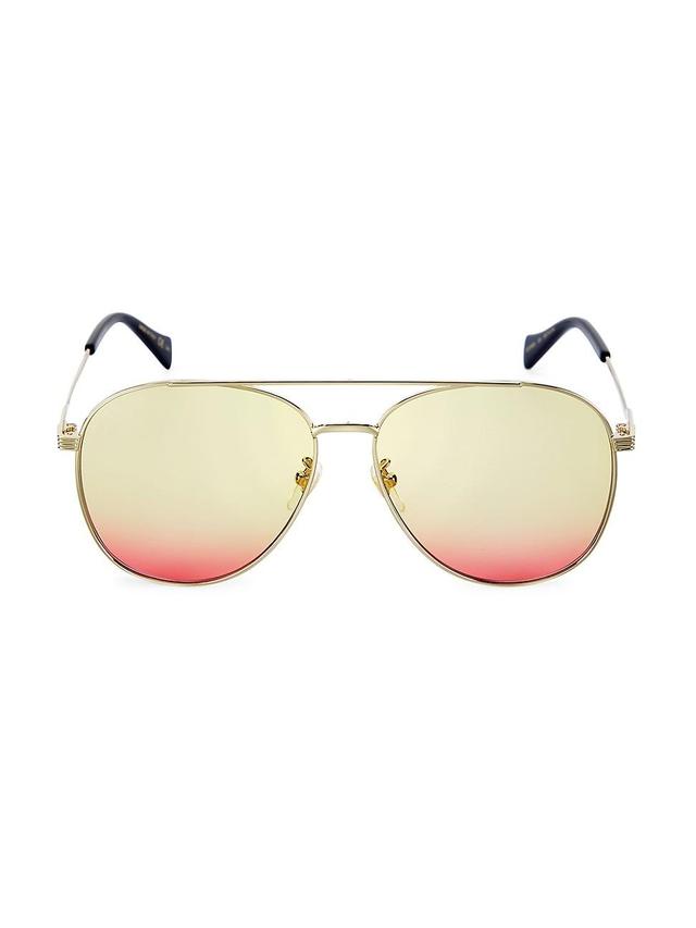 Womens 59MM Pilot Sunglasses Product Image