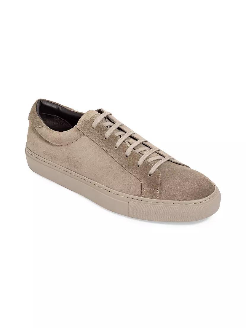 Mens Suede Lace-Up Sneakers Product Image