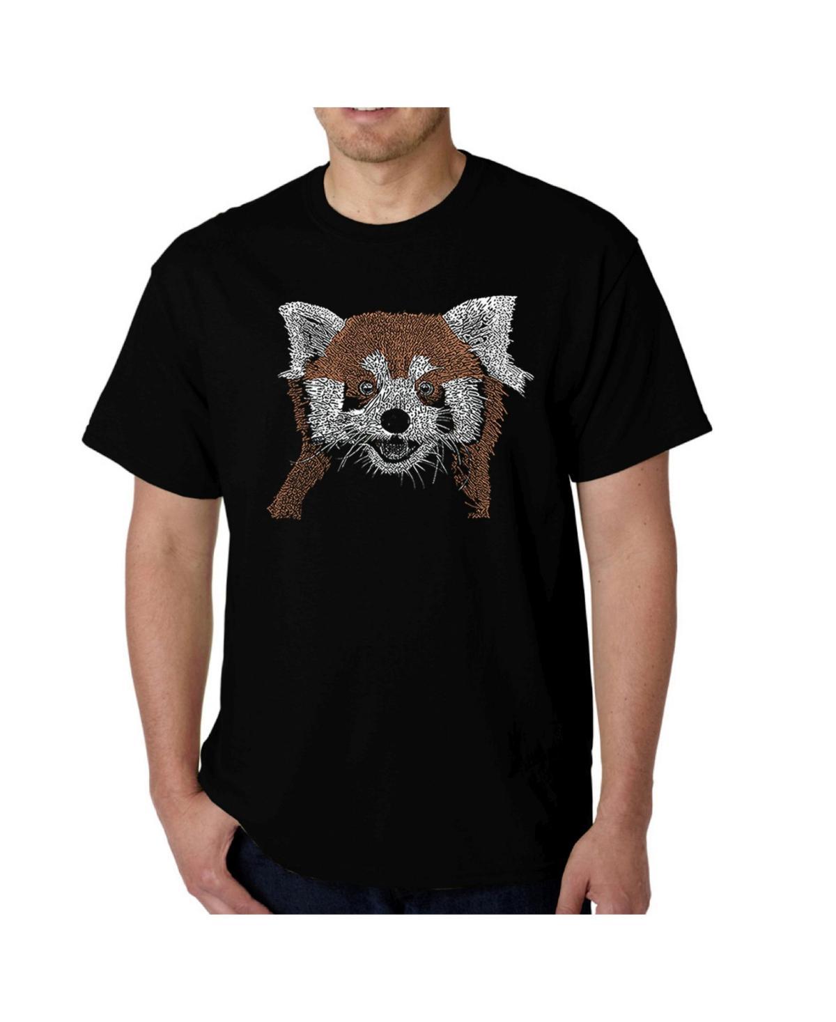 La Pop Art Mens Word Art - Panda T-Shirt Product Image