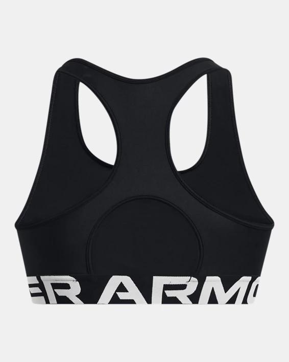 Women's HeatGear® Armour Mid Branded Sports Bra Product Image