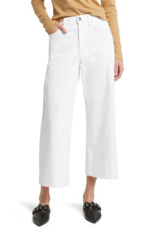 rag & bone Andi Raw Hem High Waist Wide Leg Jeans Product Image