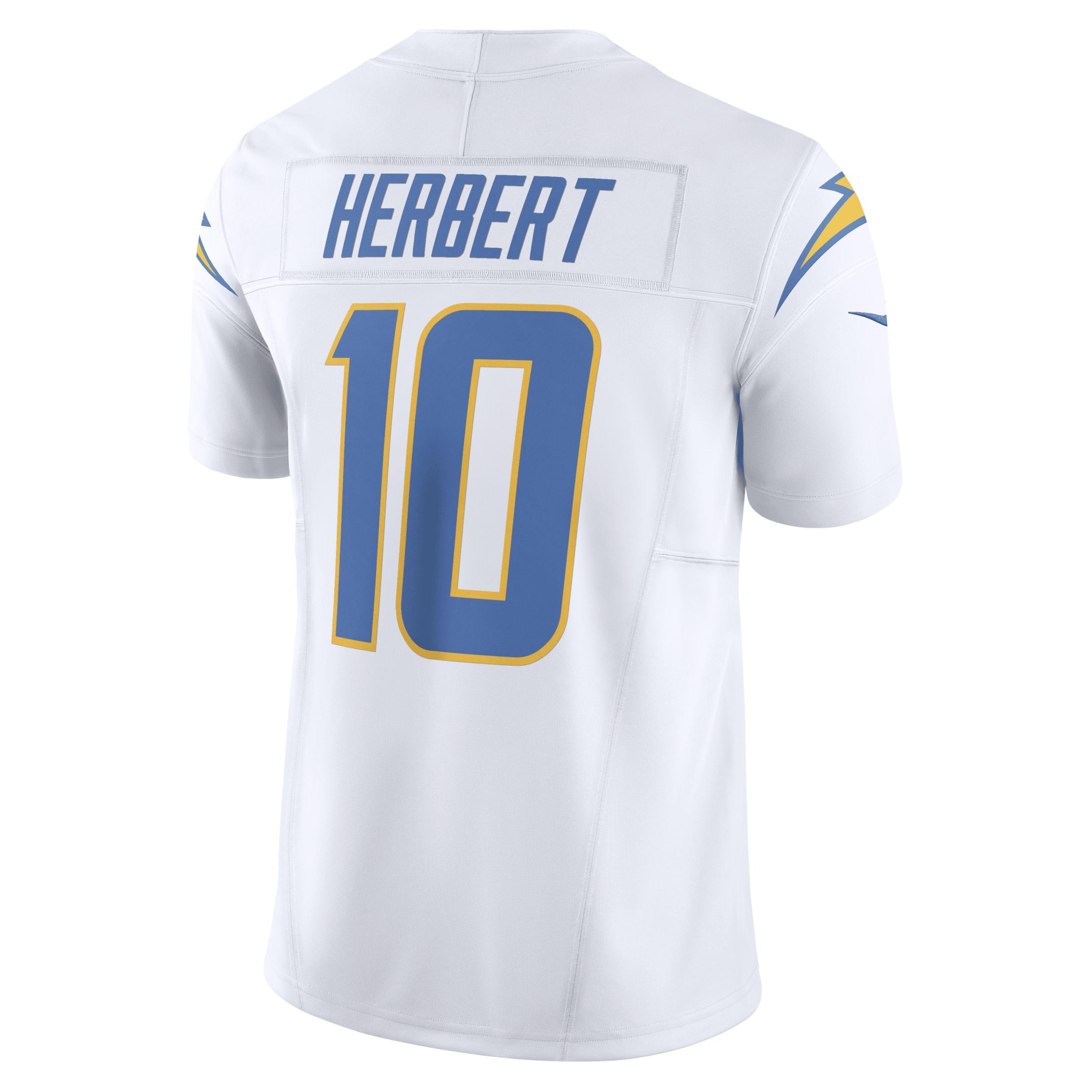 Mens Nike Justin Herbert Los Angeles Chargers Vapor F.U.S.E. Limited Jersey Product Image