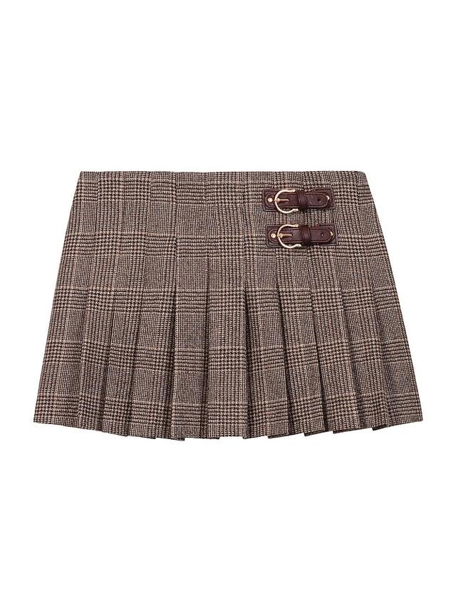 Womens Short Pleated Skirt Product Image