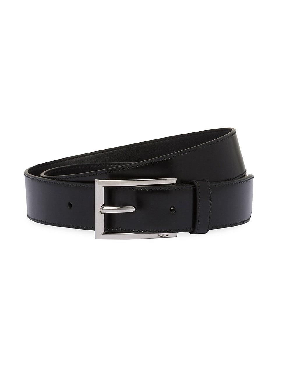 Mens Brushed Leather Belt Product Image