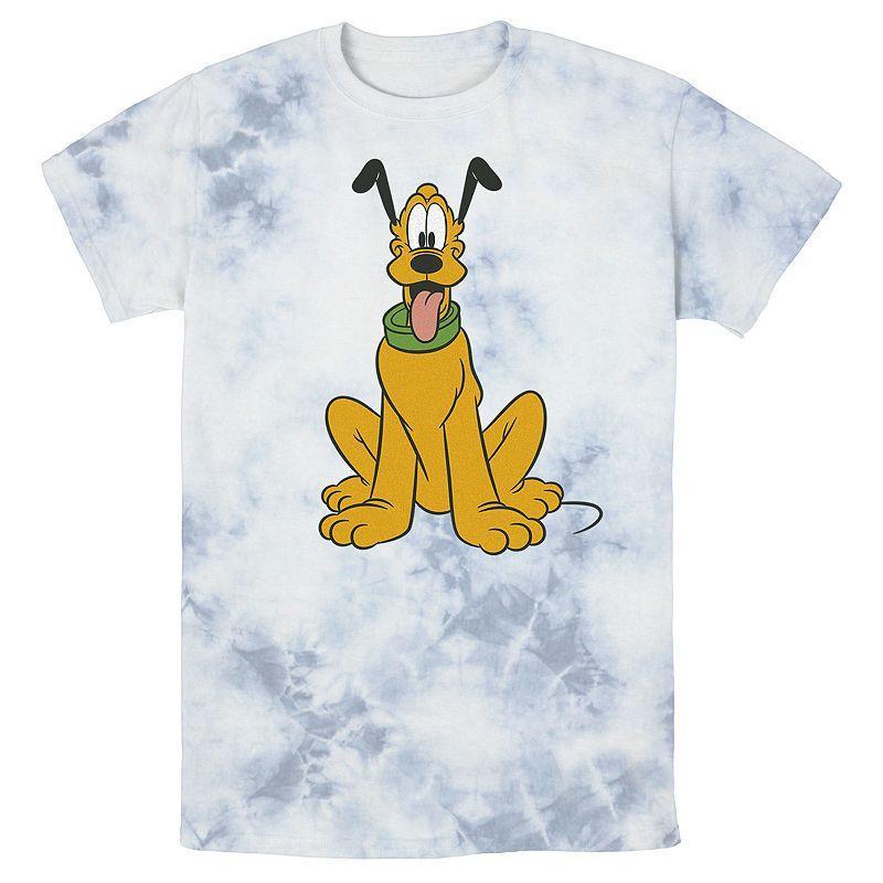 Mens Disney Mickey Mouse Pluto The Dog Portrait Wash Tee Product Image