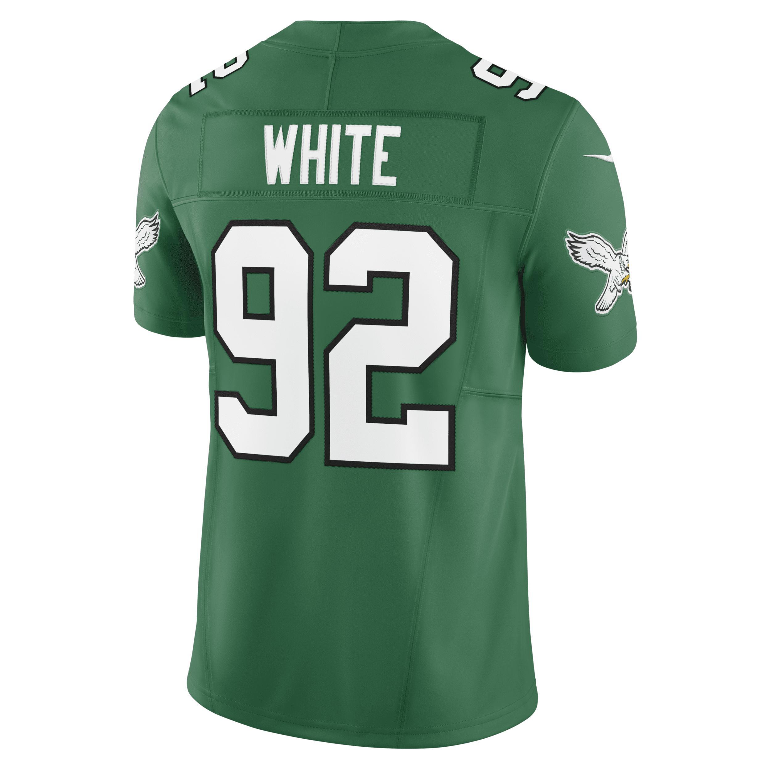 Mens Nike Reggie White Kelly Philadelphia Eagles Alternate Vapor F.U.S.E. Limited Jersey Product Image