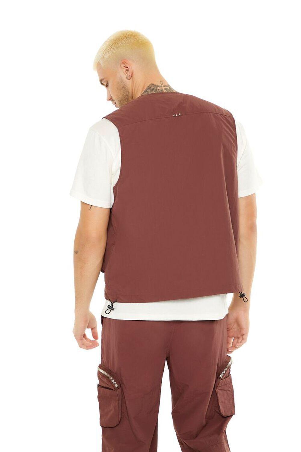 Zip-Up Utility Cargo Vest | Forever 21 Product Image