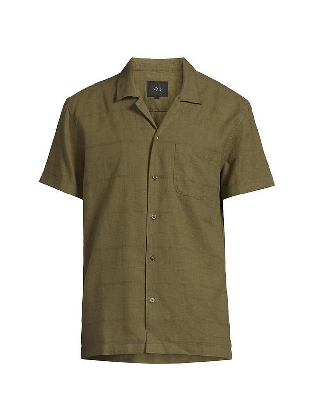 Mens Davis Cotton-Blend Camp Shirt Product Image