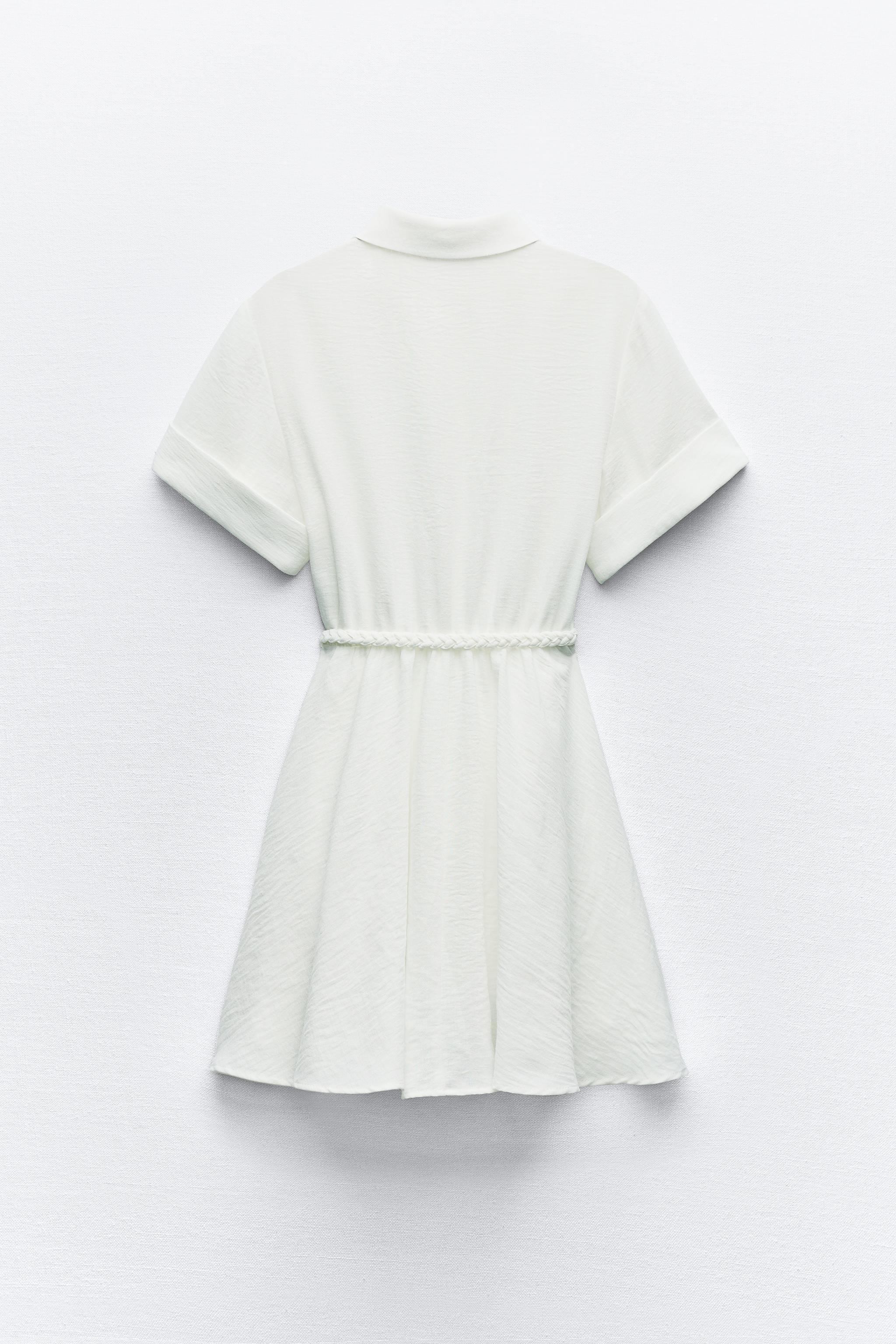 WOVEN BELT SHIRTDRESS Product Image