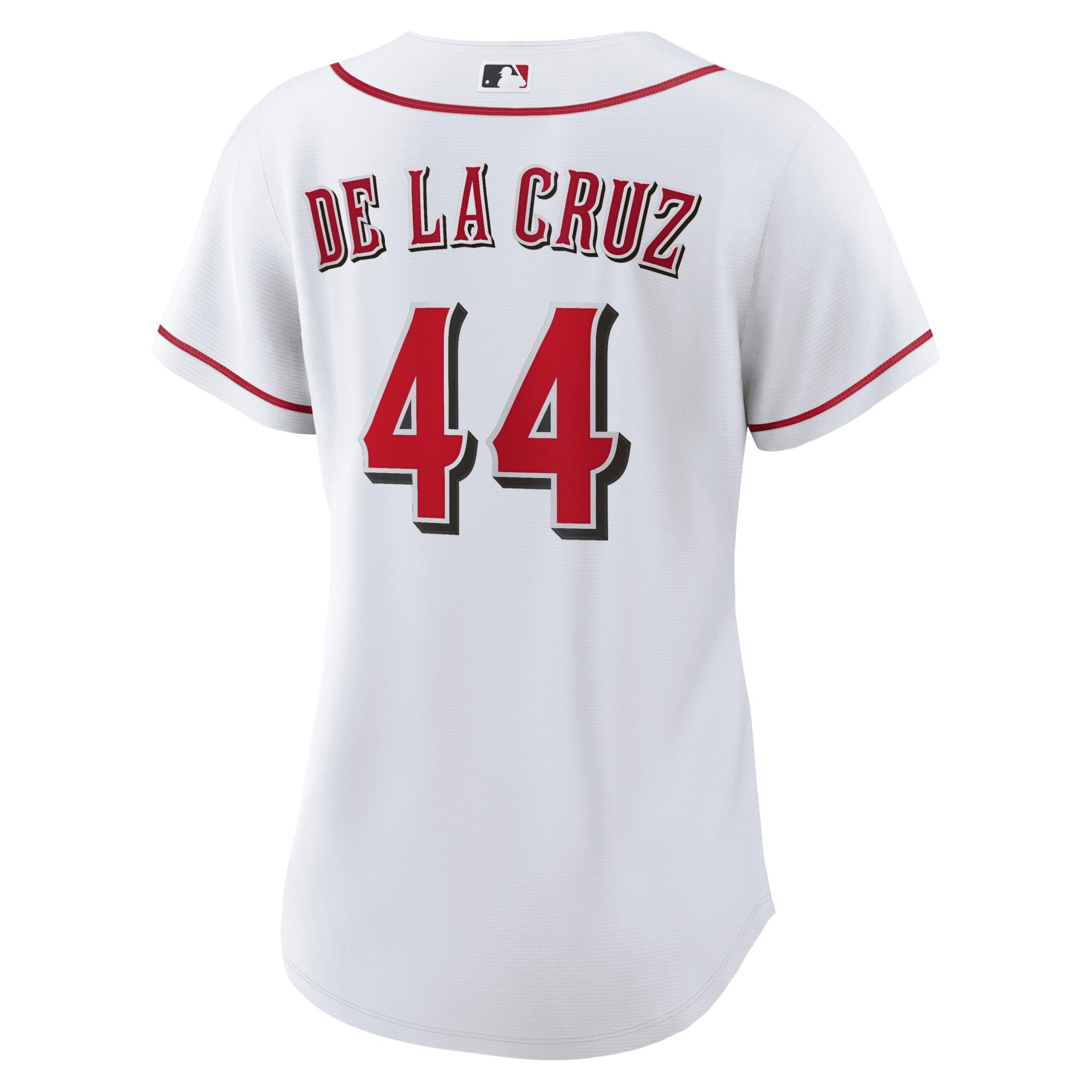 Womens Nike Elly De La Cruz White Cincinnati Reds Home Replica Jersey - White Product Image