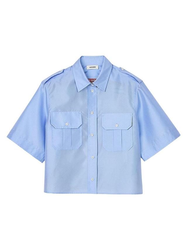 Womens Two-Tone Shirt Product Image