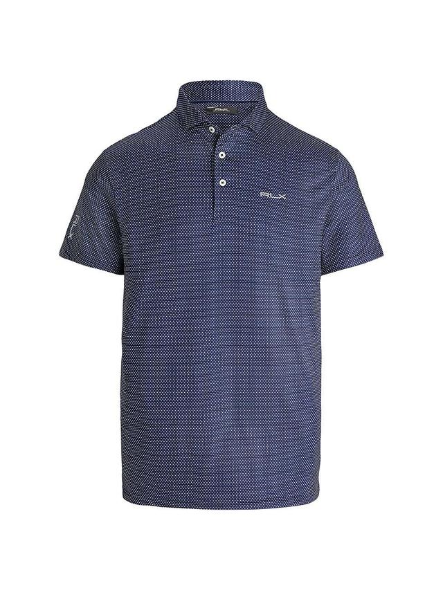 Mens Pin-Dot Jersey Short-Sleeve Polo Shirt Product Image