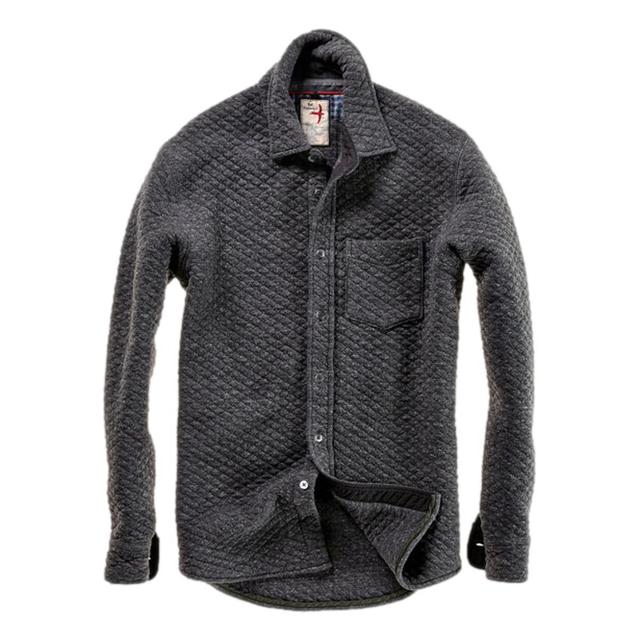 Bubble Knit Shirt Charcoal Marl Product Image