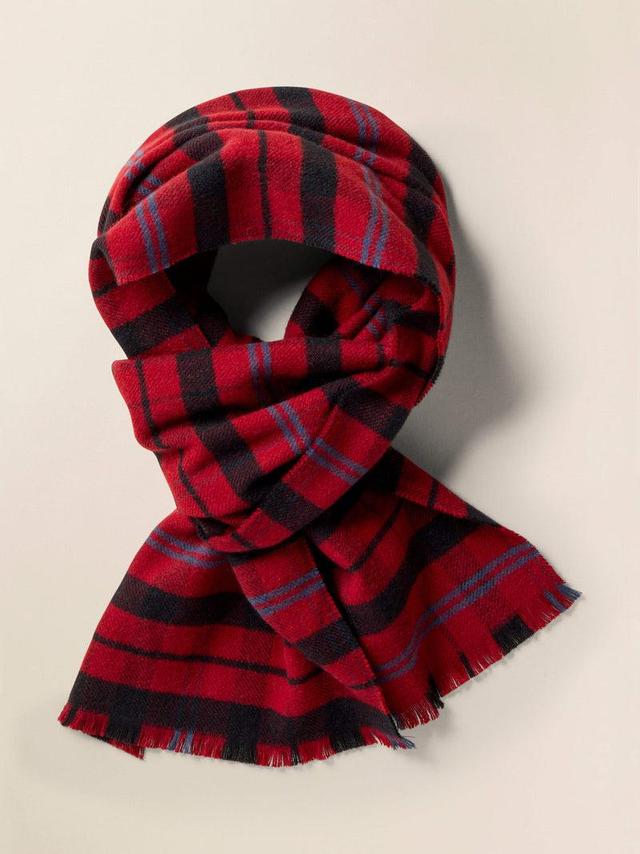 Fireplace Plaid Scarf - Fireplace Plaid Product Image