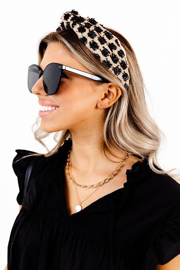 Better By The Pool Sunnies In Black Product Image