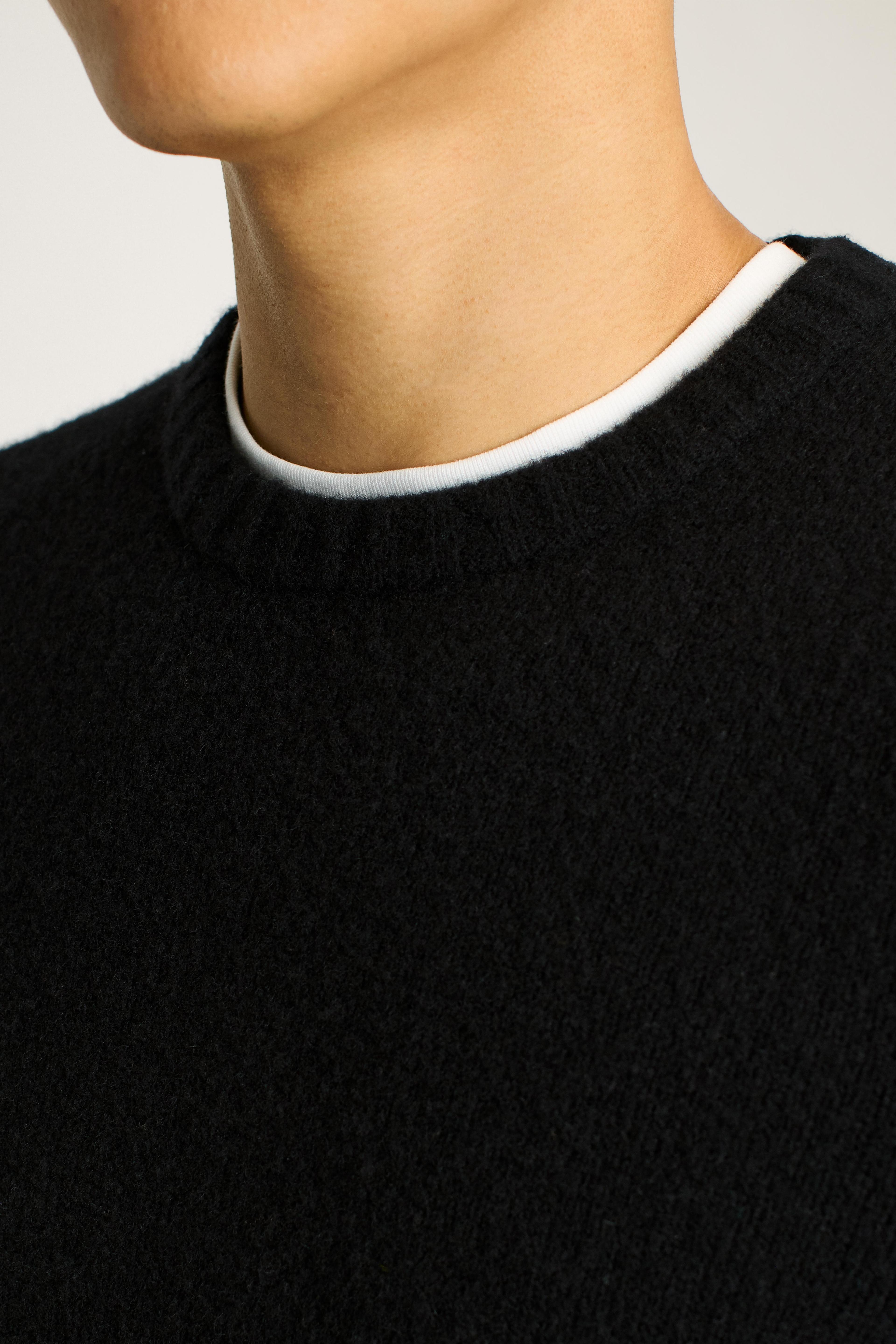 Boucle Crew Neck Sweater Product Image