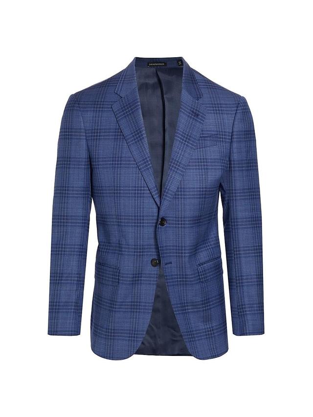 Mens Plaid Virgin Wool Sportcoat Product Image