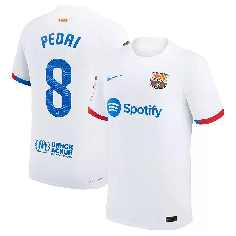 Mens Nike Ronald Araujo White Barcelona 2023/24 Away Authentic Jersey Product Image