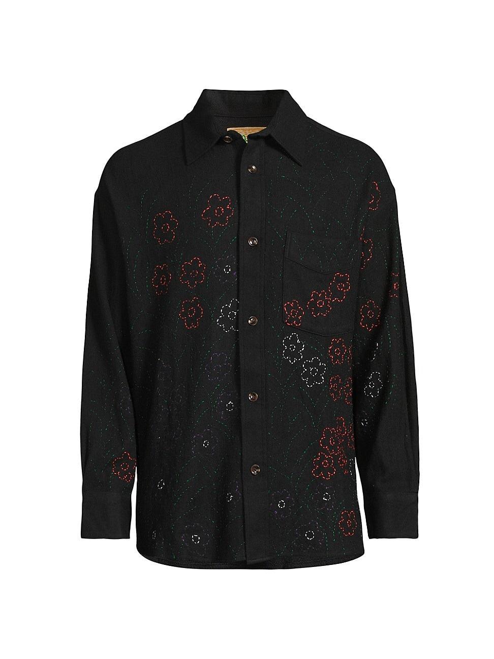 Mens Gustav Flannel Button-Up Shirt Product Image