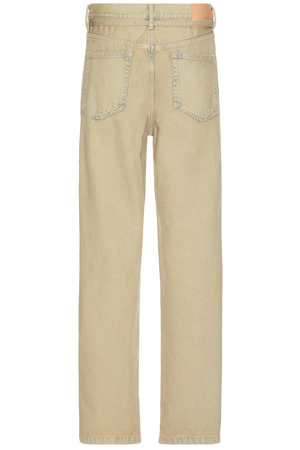 ACNE STUDIOS 1991 Toj Straight Denim Jean In Light Sand Product Image