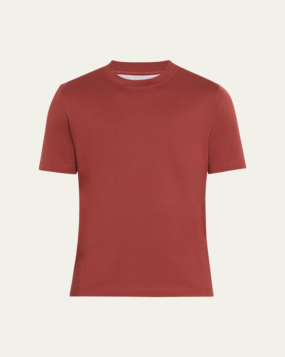 Mens Cotton Crewneck T-Shirt Product Image