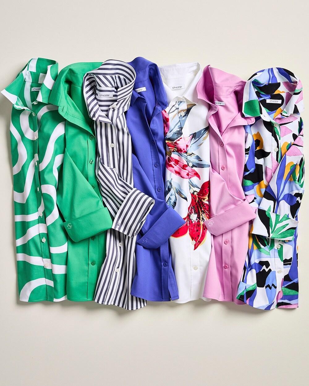 No Iron™ Stretch Floral Shirt Product Image