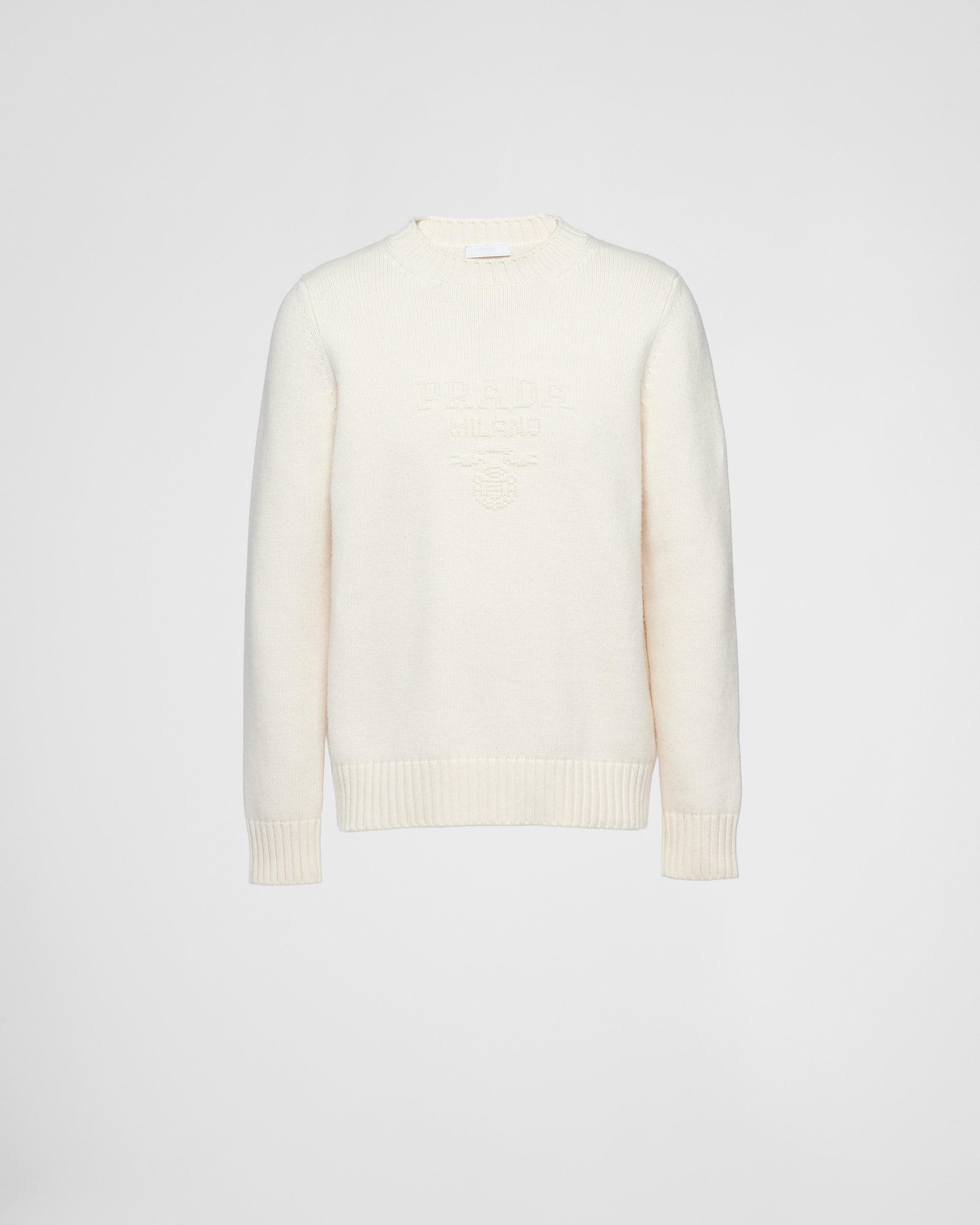 Wool and cashmere crew-neck sweater Product Image